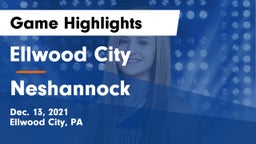 Ellwood City  vs Neshannock  Game Highlights - Dec. 13, 2021