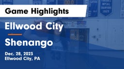 Ellwood City  vs Shenango  Game Highlights - Dec. 28, 2023