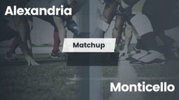 Matchup: Alexandria High vs. Monticello High 2016