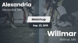 Matchup: Alexandria High vs. Willmar  2016