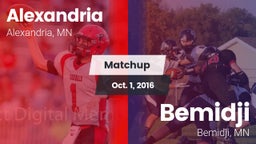 Matchup: Alexandria High vs. Bemidji  2016