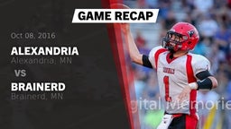 Recap: Alexandria  vs. Brainerd  2016