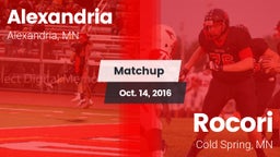 Matchup: Alexandria High vs. Rocori  2016