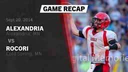 Recap: Alexandria  vs. Rocori  2014