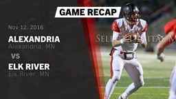 Recap: Alexandria  vs. Elk River  2016