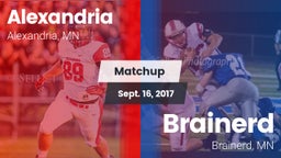Matchup: Alexandria High vs. Brainerd  2017