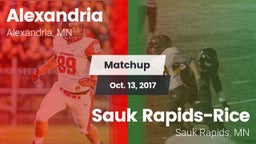 Matchup: Alexandria High vs. Sauk Rapids-Rice  2017