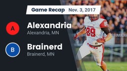 Recap: Alexandria  vs. Brainerd  2017