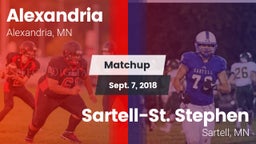 Matchup: Alexandria High vs. Sartell-St. Stephen  2018