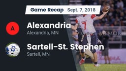 Recap: Alexandria  vs. Sartell-St. Stephen  2018