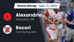 Recap: Alexandria  vs. Rocori  2018