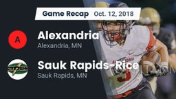 Recap: Alexandria  vs. Sauk Rapids-Rice  2018