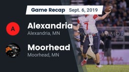 Recap: Alexandria  vs. Moorhead  2019