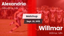 Matchup: Alexandria High vs. Willmar  2019