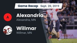 Recap: Alexandria  vs. Willmar  2019