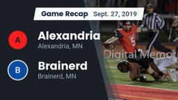 Recap: Alexandria  vs. Brainerd  2019