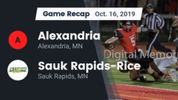 Recap: Alexandria  vs. Sauk Rapids-Rice  2019