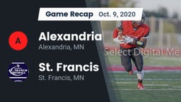 Recap: Alexandria  vs. St. Francis  2020