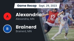 Recap: Alexandria  vs. Brainerd  2023