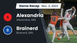 Recap: Alexandria  vs. Brainerd  2023