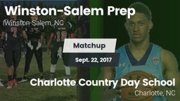 Matchup: Winston-Salem Prep vs. Charlotte Country Day School 2017