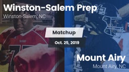 Matchup: Winston-Salem Prep vs. Mount Airy  2019