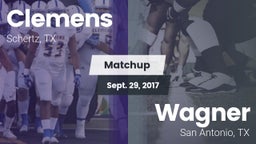 Matchup: Clemens  vs. Wagner   2017