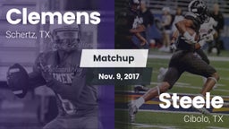 Matchup: Clemens  vs. Steele  2017