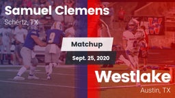 Matchup: Clemens  vs. Westlake  2020