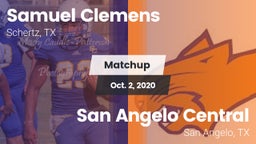 Matchup: Clemens  vs. San Angelo Central  2020