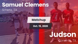 Matchup: Clemens  vs. Judson  2020