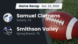 Recap: Samuel Clemens  vs. Smithson Valley  2020