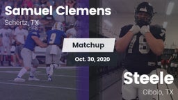 Matchup: Clemens  vs. Steele  2020