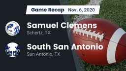 Recap: Samuel Clemens  vs. South San Antonio  2020