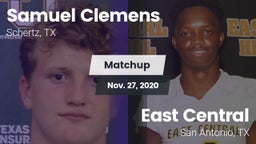 Matchup: Clemens  vs. East Central  2020