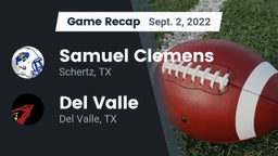 Recap: Samuel Clemens  vs. Del Valle  2022