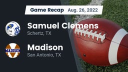 Recap: Samuel Clemens  vs. Madison  2022