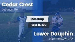 Matchup: Cedar Crest High vs. Lower Dauphin  2017