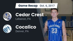 Recap: Cedar Crest  vs. Cocalico  2017