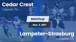 Matchup: Cedar Crest High vs. Lampeter-Strasburg  2017