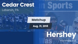 Matchup: Cedar Crest High vs. Hershey  2018