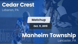 Matchup: Cedar Crest High vs. Manheim Township  2019