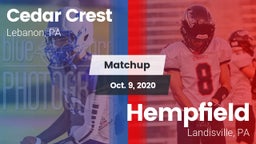 Matchup: Cedar Crest High vs. Hempfield  2020