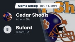 Recap: Cedar Shoals   vs. Buford 2019