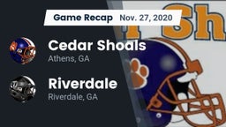 Recap: Cedar Shoals   vs. Riverdale  2020