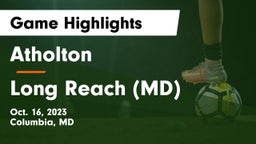 Atholton  vs Long Reach  (MD) Game Highlights - Oct. 16, 2023