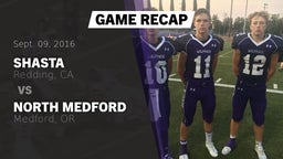Recap: Shasta  vs. North Medford  2016