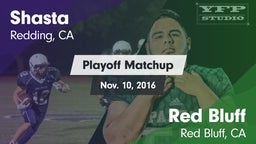 Matchup: Shasta  vs. Red Bluff  2016