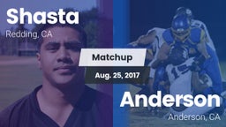 Matchup: Shasta  vs. Anderson  2017