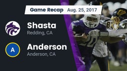Recap: Shasta  vs. Anderson  2017